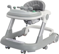 Trotteur Bébé 2 en 1 Pliable avec Plateau Musical