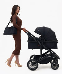 Poussette bébé 3 en 1 pliable – Naissance à 36 mois | Confort & mobilité