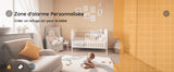 Babyphone Caméra 2K – Écran 5” HD, Suivi Automatique, Vision Nocturne & Veilleuse Colorée