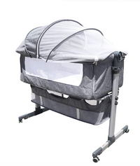 Berceau bébé électrique pliable – Balancement automatique, Bluetooth, rangement intégré – Dès la naissance