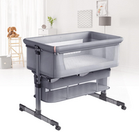 Berceau bébé électrique pliable – Balancement automatique, Bluetooth, rangement intégré – Dès la naissance