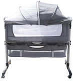 Berceau bébé électrique pliable – Balancement automatique, Bluetooth, rangement intégré – Dès la naissance