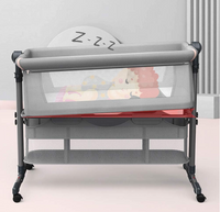 Berceau bébé électrique pliable – Balancement automatique, Bluetooth, rangement intégré – Dès la naissance