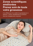 Coussin de Grossesse en U – Soutien Lombaire, Ventre et Jambes | Housse Lavable