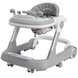 Trotteur Bébé 2 en 1 Pliable avec Plateau Musical