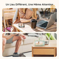 Babyphone Caméra 2K – Écran 5” HD, Suivi Automatique, Vision Nocturne & Veilleuse Colorée